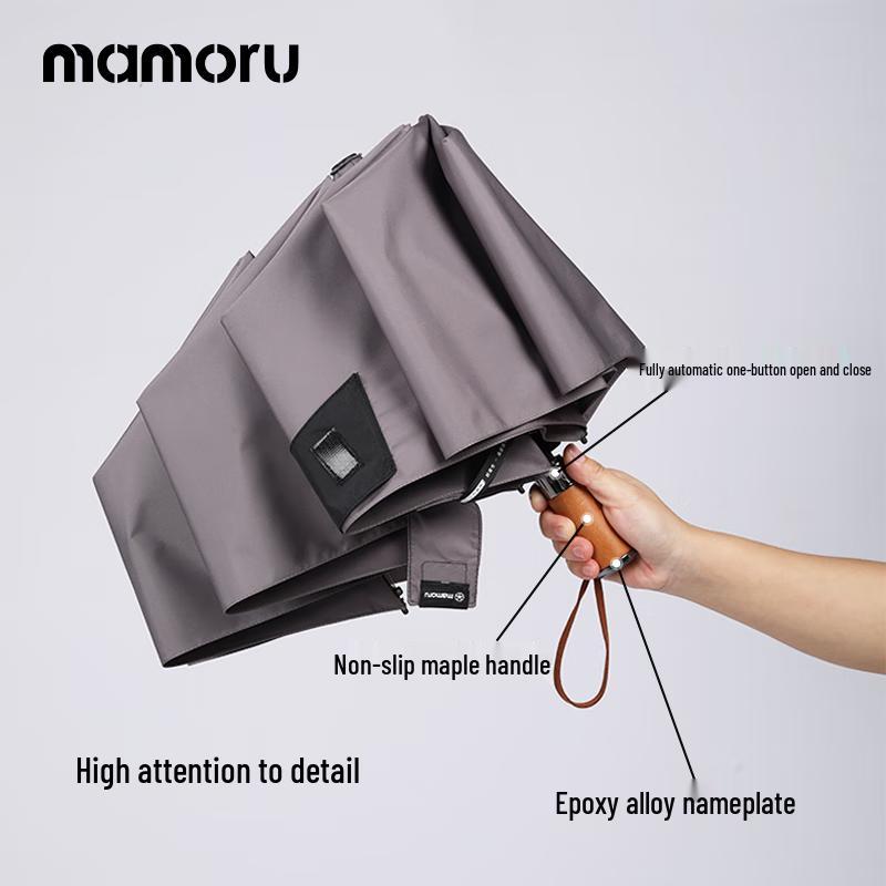 MAMORU Автоматический складной зонт с 8 ребрами, ветрозащитный