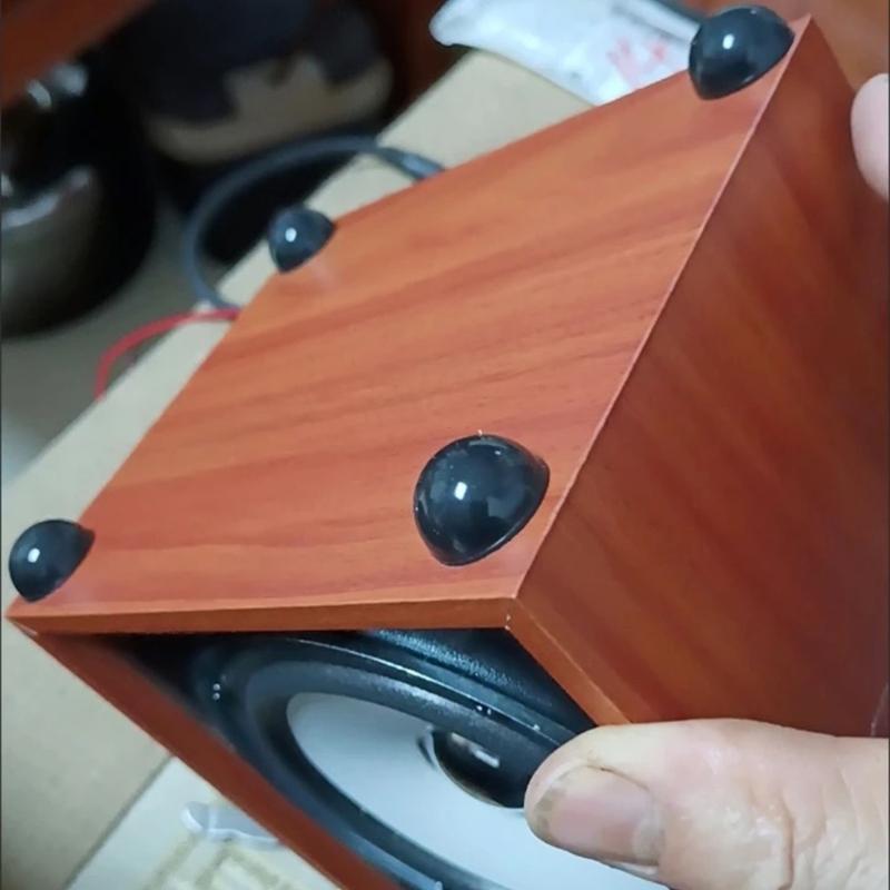 HIFI Sound Speaker Stand Hemispheres Amplifiers Shock Absorbers Feet Pad Vibration Stand Ebony Anti-shock Selfadhesive