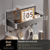 Magnetic Over Door Hook Rack With Antitheft Design For Entryway And Kitchen Storage