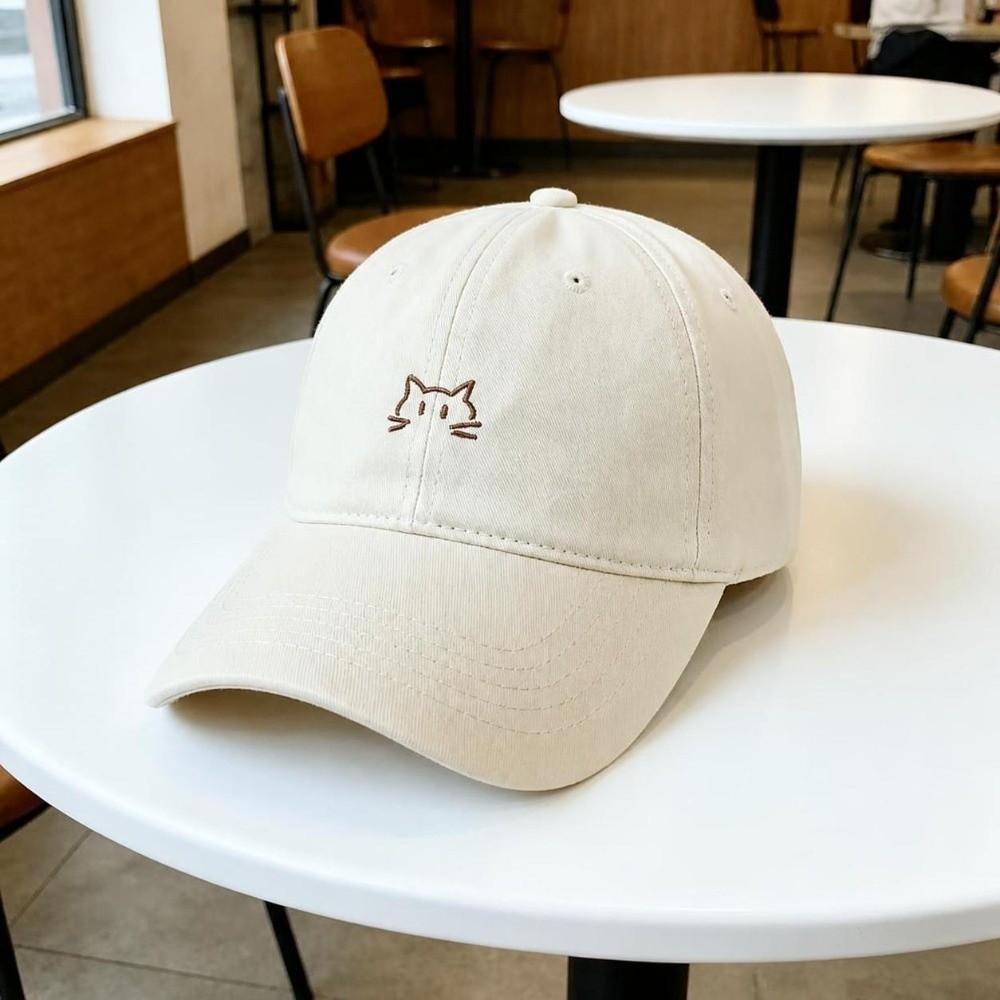 Wide Brim Baseball Cap Washed Cotton Sunshade Hat Casual Peaked Cap  For Men Women