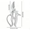 Stainless Steel Chicken Bone Scissors Kitchen Clippers Seafood Vegetable Poultry Shears Scissors Cutter
