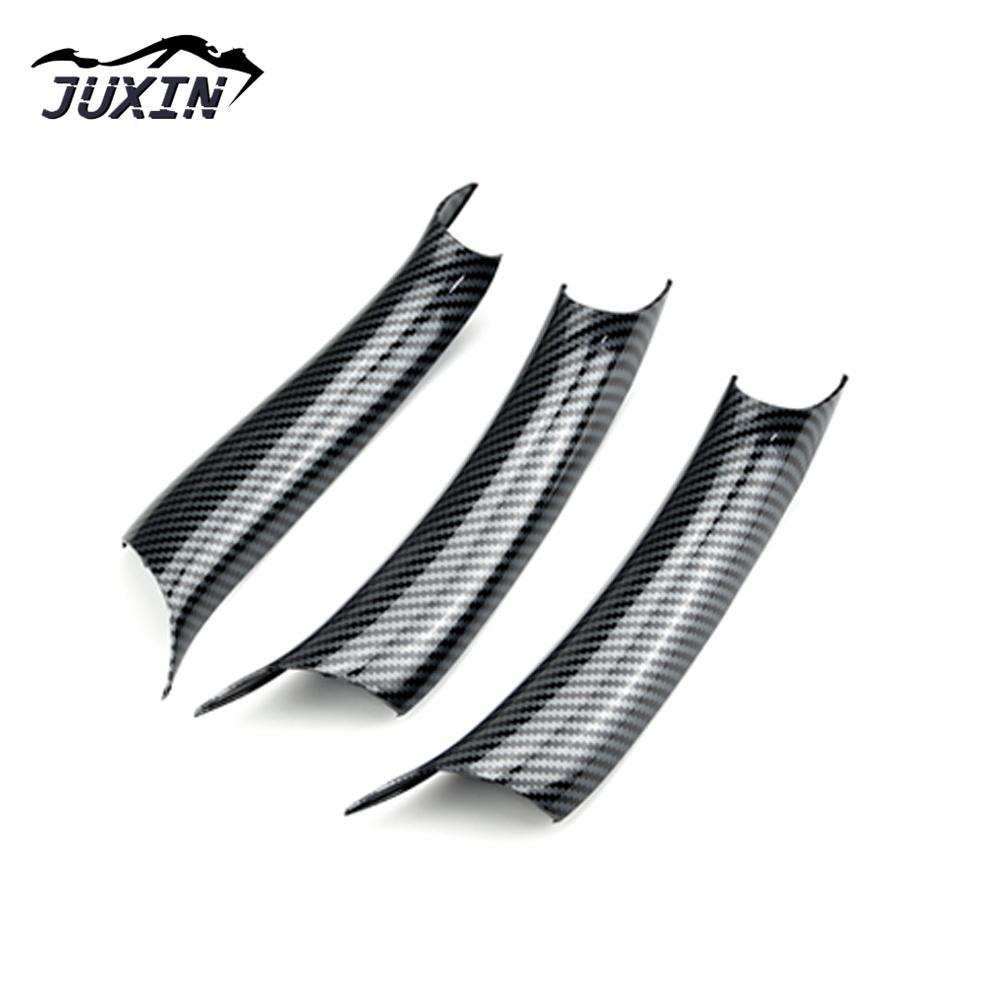 LHD 3PCS Innentürgriff Panel Schutzabdeckung Trim Fit für BMW X5 X6 F15 F16
