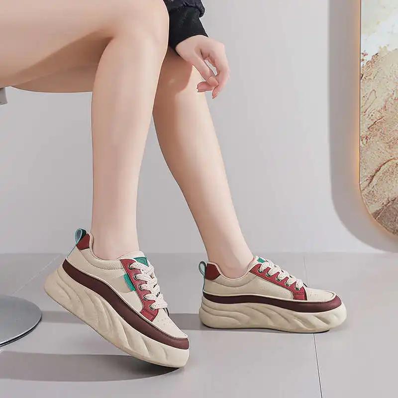 Parkside Thick Bottom Woman Flat Shoes Loafers Summer Sneakers Woman Sports And Fitness Imported Trendy Tenix Offers