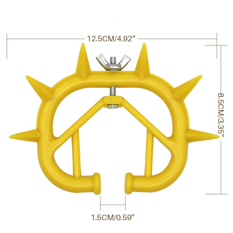 5PCS Cattle Nose Ring Plastic Calf Weaner Thicken Plastic Cattle Nose Rings Anti Sucking Milking Stop Kits Livestock Equipments