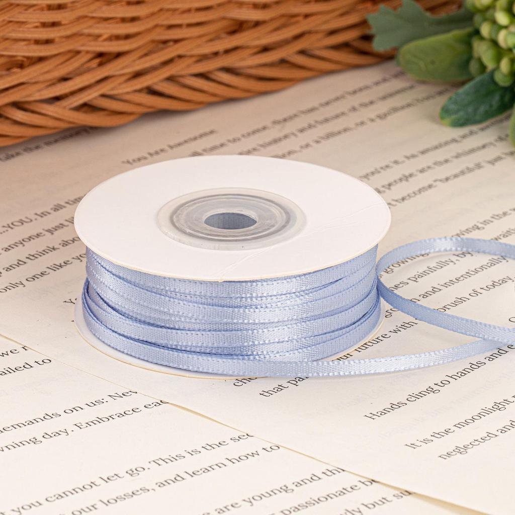 0,3 cm-es kétoldalas poliészter szalag ajándékcsomagoláshoz és hajdíszekhez