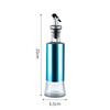 Stainless Steel Glass Oil Bottle Set - Leak-Proof Kitchen Containers for Oil, Soy Sauce, Vinegar, Wine, and Seasonings.