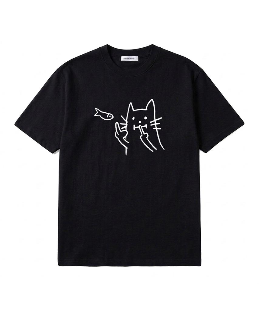 Eolaiteuaenggeul Cat Fish Loose Tee (2 Color)