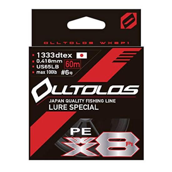 

Line Orthros WX8P1 60m 6 X-Braid No. (100LB)