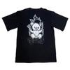 Cross-border summer new trendy brand pure cotton bear cartoon printed men's clothing Korean version loose short-sleeved T-shirt men's couple clothing