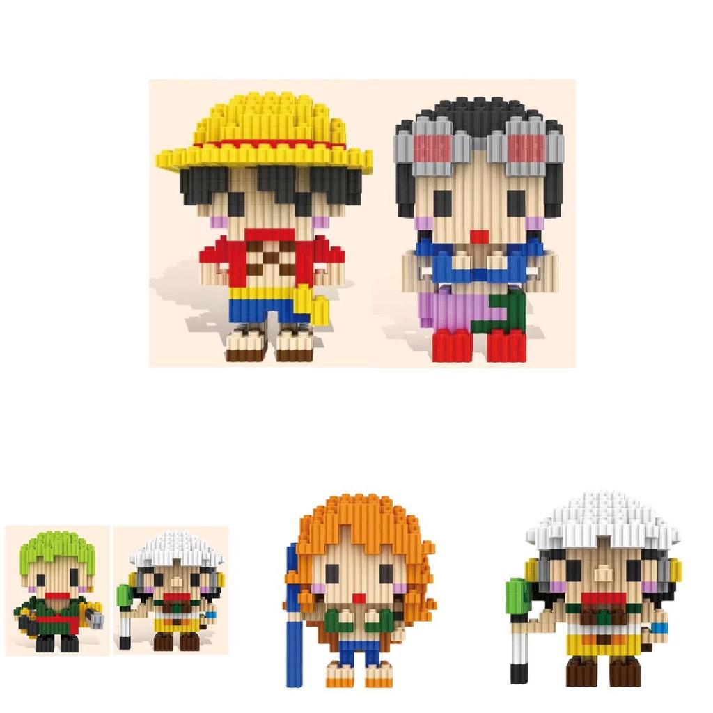 Pirate King Micro Diamond Building Blocks Compatible With Lego Cartoon Figures