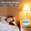 Diffuser For Home 300ml Ultrasonic Humidifier Aroma Oil Diffuser   Air Purifier with Touch Control  Perfect for Dry Air  Sleep