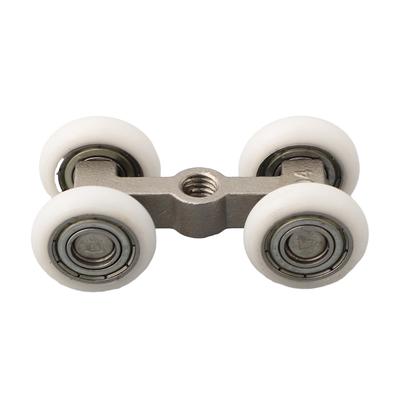 Schiebetürrolle, tragende Hängeräder, Duschglastürrolle, Badezimmerschrankschienen, Räder, Riemenscheiben, Heim-Hardware