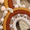Colorful Rainbow Wall Decors Handmade Weaving Ornament Pendant Decorations Wall Decor Hanging Home Decors 2 Sizes Choose