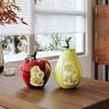 1pc Resin Fruit Ornaments Apple, Pear Shaped Homestay Decoration Blessing A Birthday Present Christmas Interior Decorations