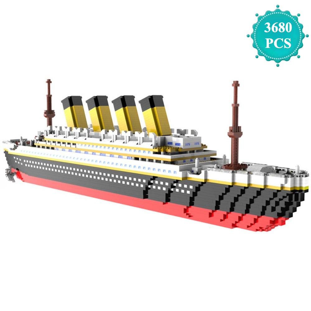 Mini Titanic Ship Model Building Blocks 3D Puzzle DIY Educational Titanic Toys for Adults and Kids  Birthday Gift