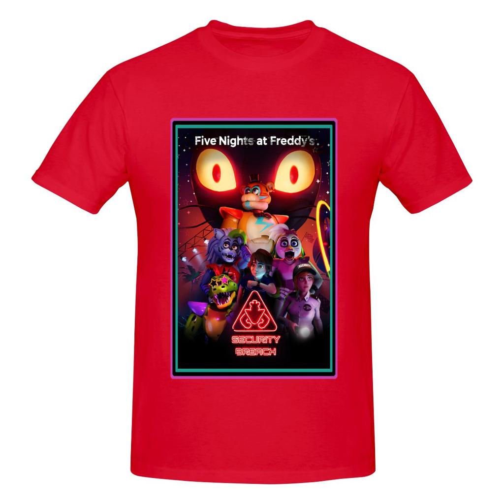 Funny FNAF Halloween Movie Unisexs Tshirt Printed Tops are loose and slim fit Womens Tshirts