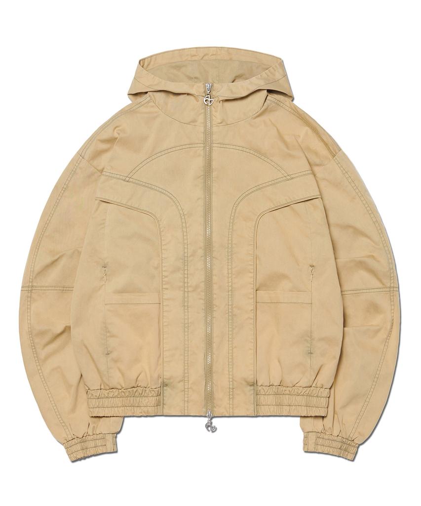Nomanual Light Hooded Jacket - Sand