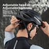 ROCKBROS Fahrradhelm 58-62cm Verstellbar Magnetische Brille Integrierter Fahrrad-Sicherheitshelm Herren Fahrradhelm Radsport Kopfbedeckung