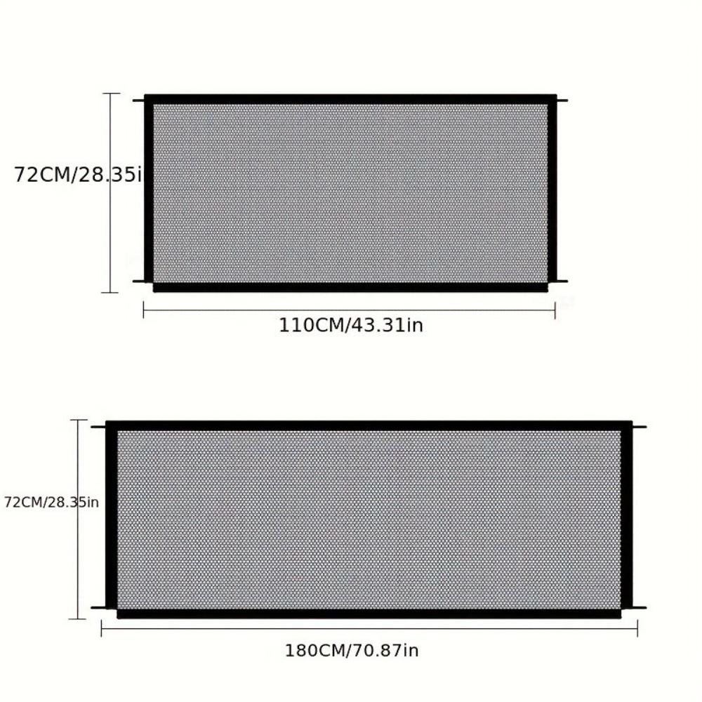Garduri de barieră pentru câini pentru animale de companie, rețea izolată, poartă scară, pliabil, plasă respirabilă, pentru gard de siguranță pentru câini.