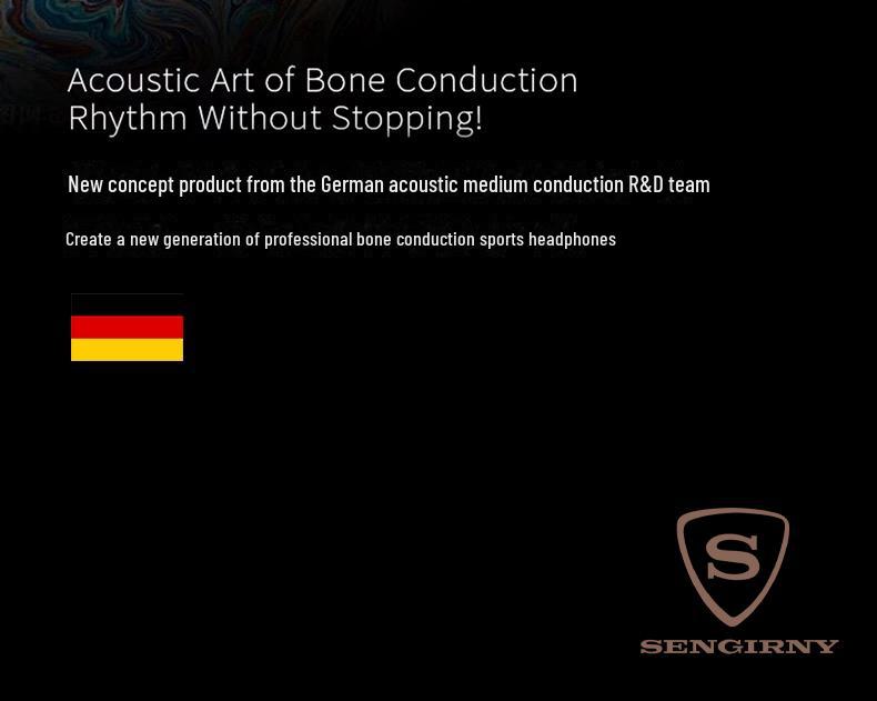 Sounder Sports Neck-Hanging Bone Conduction Bluetooth 5.3 Wireless Headset