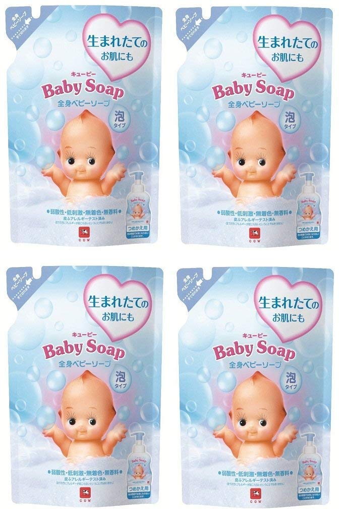 

Kewpie Гель для тела для младенцев 350 мл х 4 [Оптовая покупка] (Тип пены)