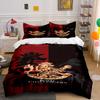 "Royal Challengers Lion Emblem Design" Print Bedding Set Duvet Cover Pillowcases (1* Duvet Cover 2* Pillowcases Do Not Include Comforter)