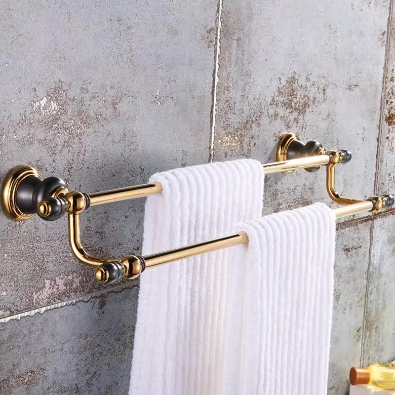 Brass Jade Towel Rack Gold Bathroom Shelf,Soap Holder Towel Rods,Towel Hanger Paper holder,Toilet Brush Holder Bathroom Hardware