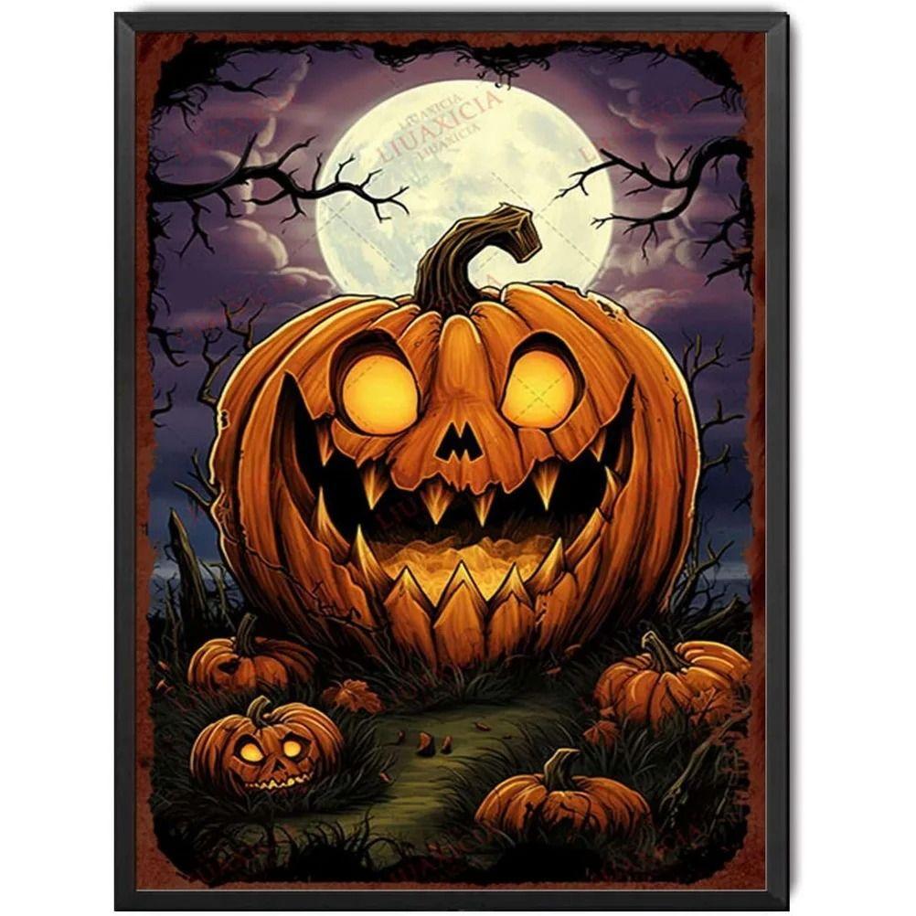 Halloween Pet Costume Metal Tin Sign Party Home Decor