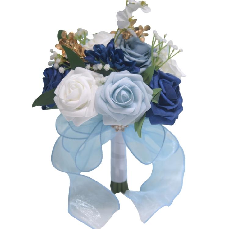 Decoration Wedding Bouquet Artificial Flowers Bride Handmade Durability Bouquet for Wedding Party Home Table Decoration