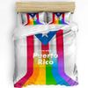 Puerto Rico National Flag Duvet Cover Set Twin Full King Size Gay Rainbow Bedding Set Microfiber Star Love Heart Comforter Cover