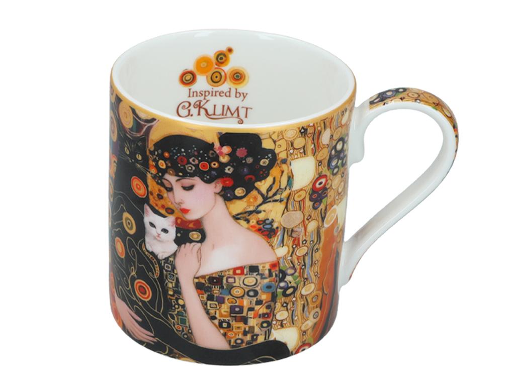 Kubek Ceramiczny Gustav Klimt Kobieta Z Kotem Malarstwo Prezent Dla Niej