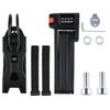 Black Folding Bike Lock 4 Digit Combination Bike Lock Durable Anti Theft Bike Lock Road Bikes