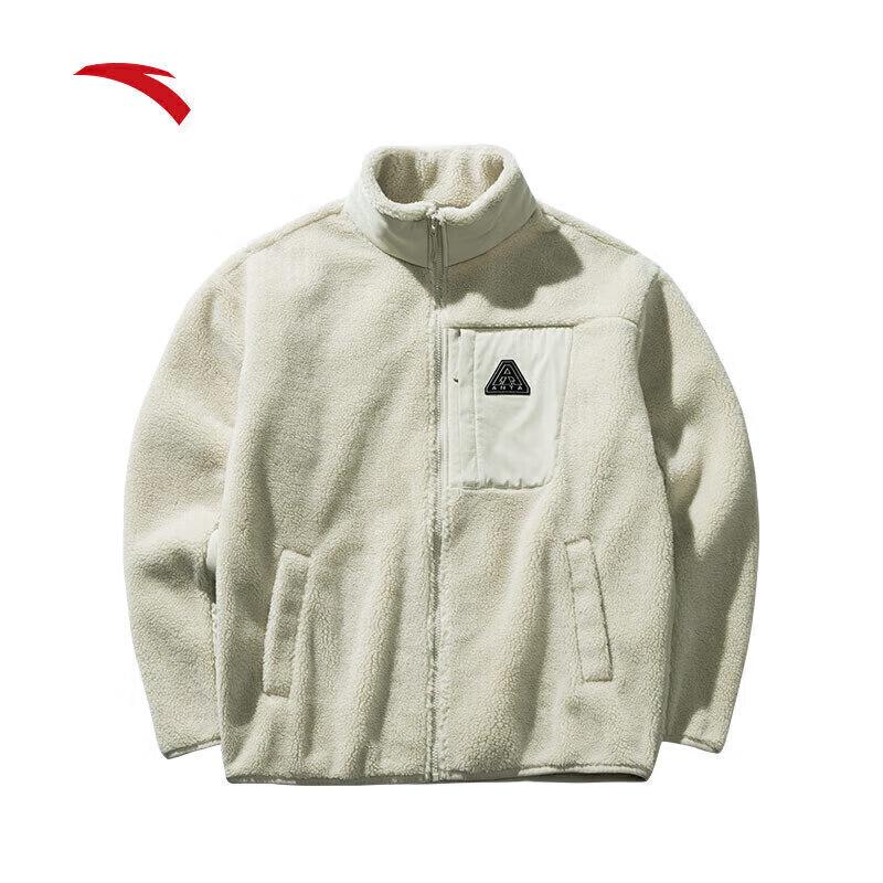 Anta Men s Thick Lamb Fleece Hooded Jacket 165/S