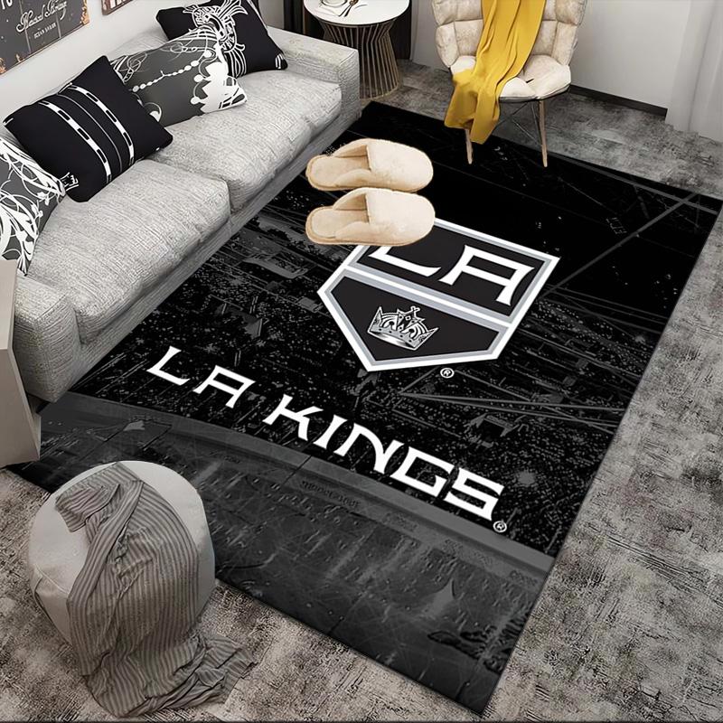 Angeles King Crest Bereichsteppich Geeignet für Innen und Außen, Teppiche für Küchen, Häuser, Büros, Wohnzimmer, Heimdekoration, Weihnachtsgeschenk