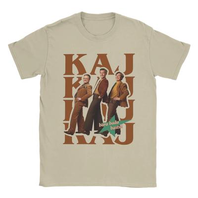 Camiseta Oversize Kaj Bara Bada Bastu Suecia Algodón Camisetas Eurovisions 2025 Camiseta de Moda para Hombre Verano Y2K Tops Divertidos