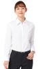 Aoyama Clothing Women's Blouse, Long Sleeve, White, Skipper Collar, 840_PSB701-10_9_451