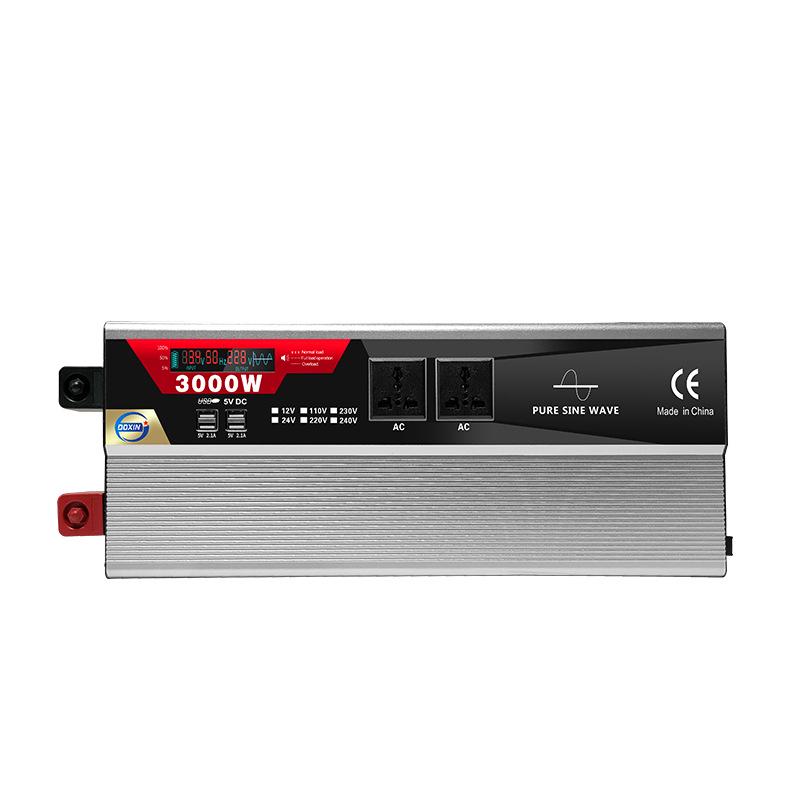 LCD Remote 3000W Pure Sine Wave Solar Power Inverter