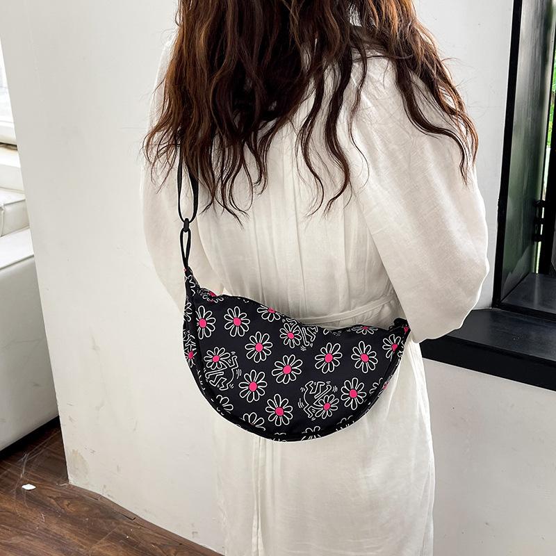 Женская сумка-портфель с принтом на молнии — фото 7