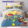 Rocket Power Cartoon Pattern Bedding Set Quilt Cover Pillowcase Home Decor Gift (1 * duvet cover + 2 * pillowcase, without core)
