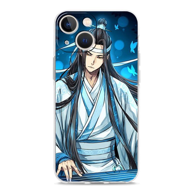 Luxus-Telefonhülle für iPhone 15 14 13 12 11 Pro Max XS X XR 7 8 Plus Soft Clear Stoßfeste Hülle Anime Mo Dao Zu Shi Wei Wuxian