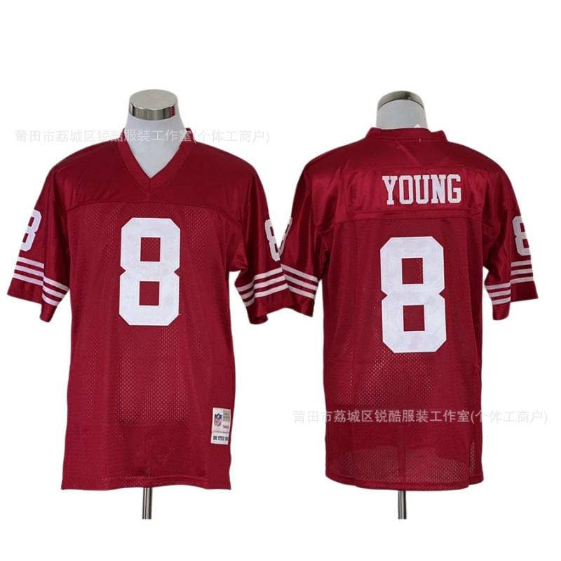Retro NFL San Francisco 49ers Football Jersey T-Shirt Men Women Sportswear Team Fan Apparel