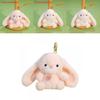 Plush Rabbit Keychain With Heart Pendant Design For Backpack Decor And Collectible Gift