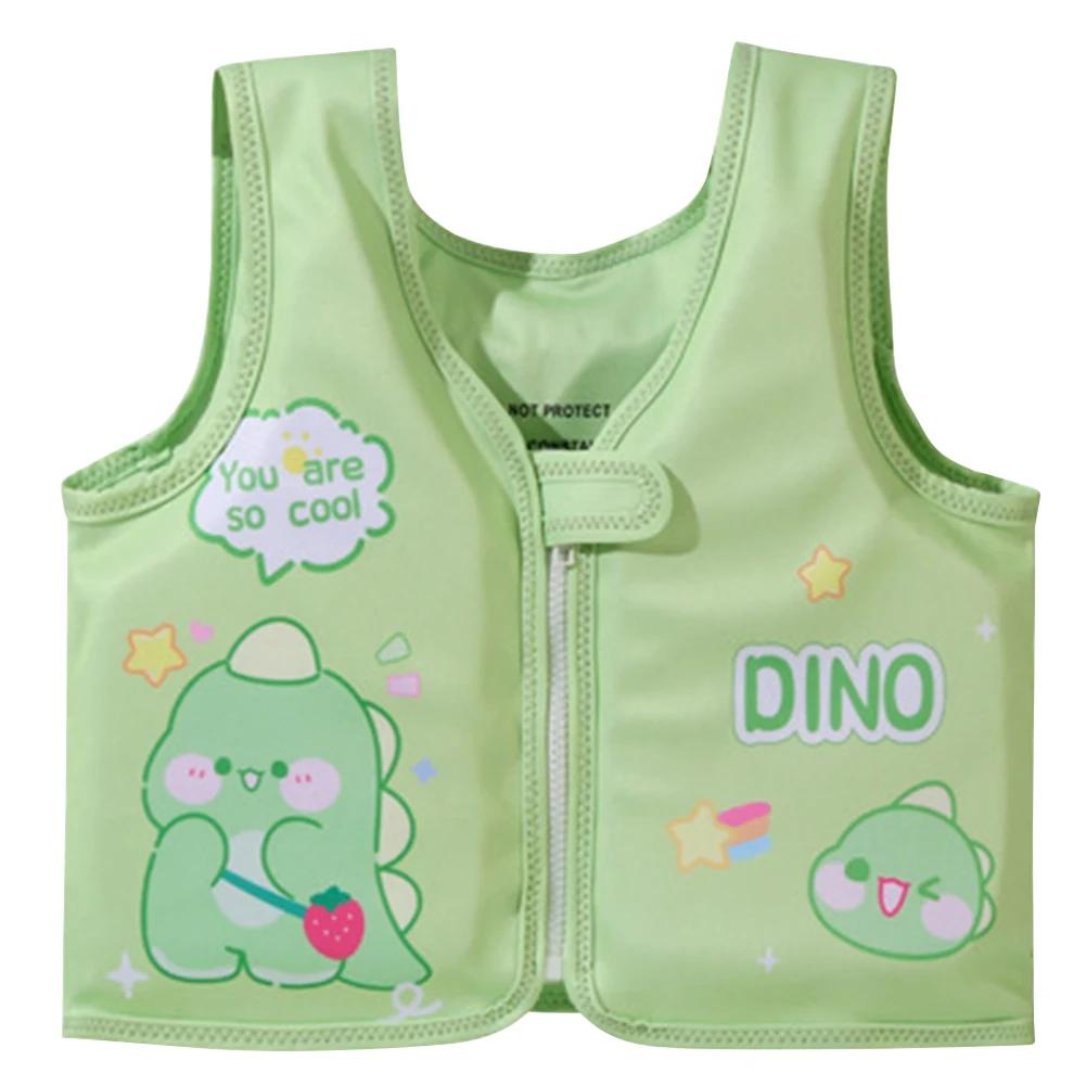 Summer Baby Swimsuit Sun Protection Vest Unisex Children's Swimming Aid Buoyancy Vest Floatation Jackets for Ages 2-6 Kids