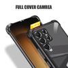S 23 22 21 20 Airbag Shockproof Black Transparent Case For Samsung Galaxy S23 S22 S21 S20 Fe Plus Ultra g Silicone Back Cover
