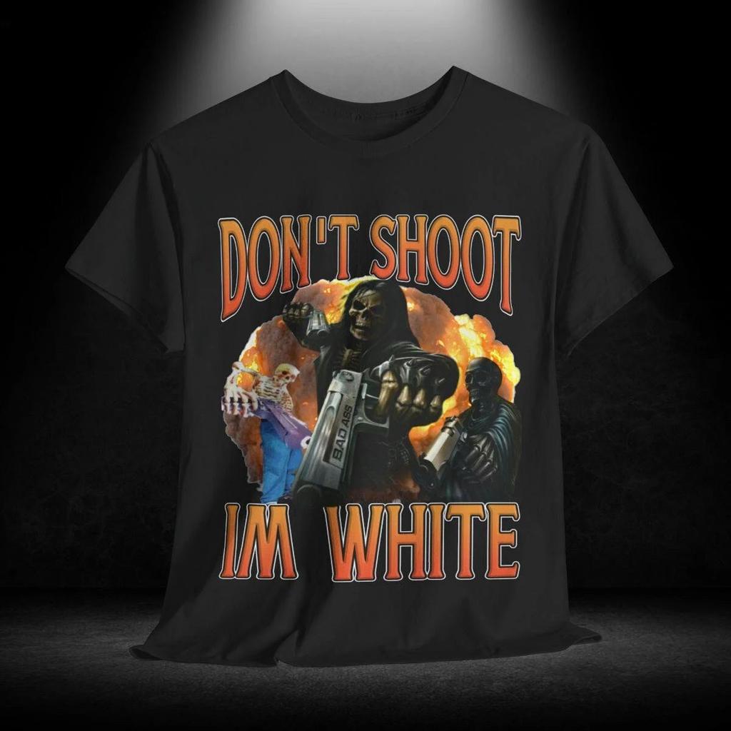 Funny Ironic Racist T Shirt Unisex Heavy Cotton Tee Sarcastic Humor Tops Novelty Offensive Graphic Clothing Anti Discrimination
