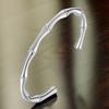 Stainless Steel Bamboo Joint Bracelet - European & American Design with Buckle, Titanium Steel Women's Jewelry.