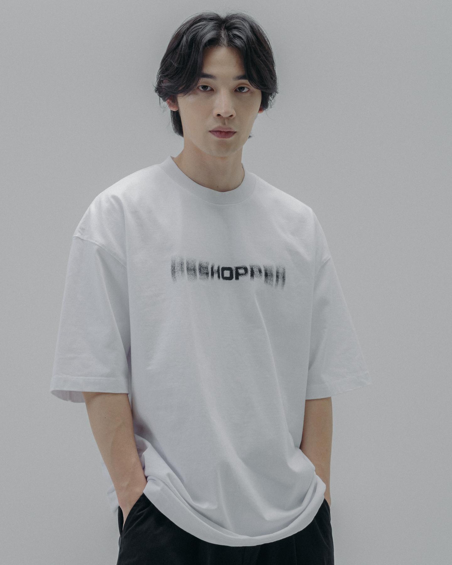 Ps Shopper Ghost Logo High Density Short Sleeve T-Shirt [White] Xl
