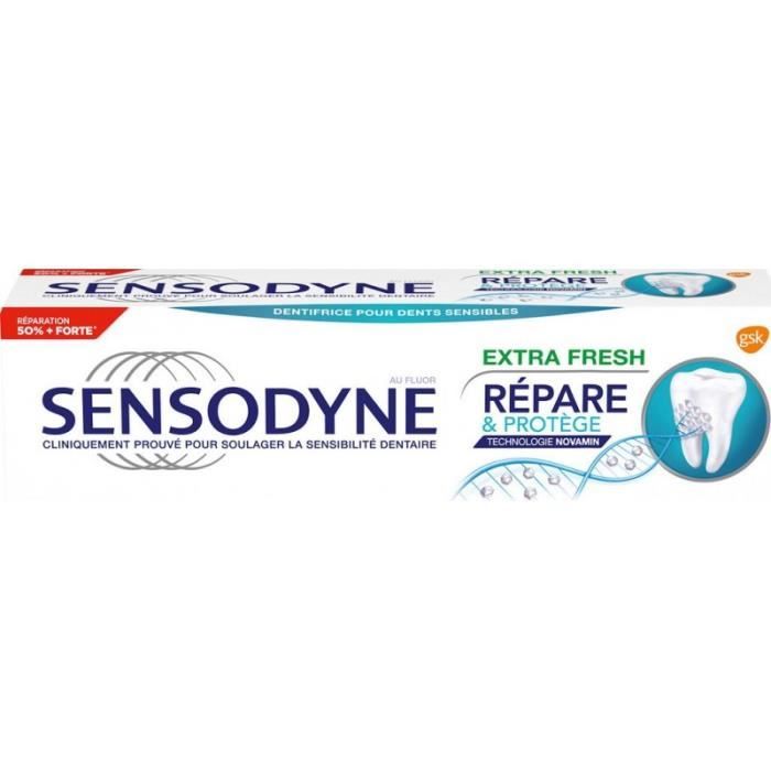 Dentifrice - Sensodyne - Extra Fresh - Répare & Protège - Sensibilité Dentaire - 75 Ml
