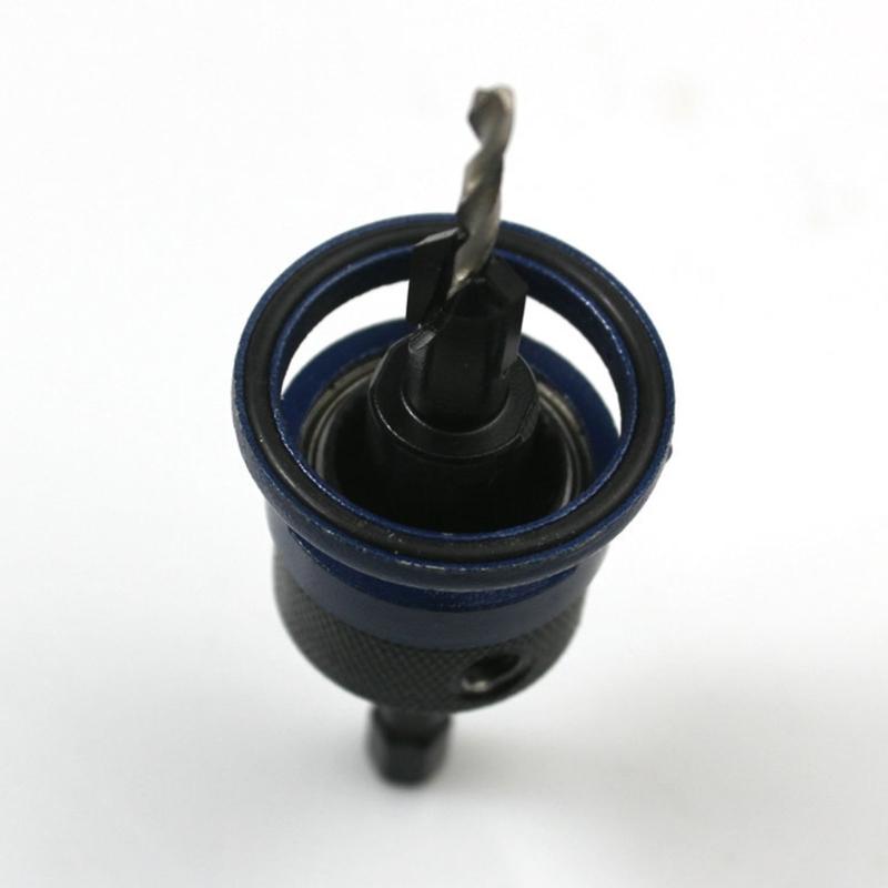 Woodworking Countersink Drill Bit with Adjustable Bit Depth Stop Drill Bit 1/4Inch Hexagonal Shank, Precise Drills