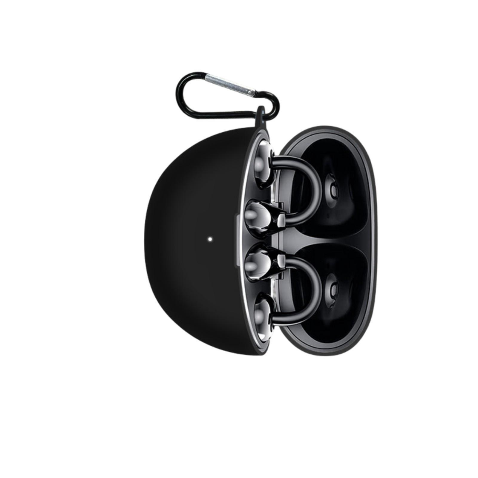 

Ear Clip Charging Box Silicone Case for LCHSE Earphones Stability and Precise Fit Ear Clips Box Protector чорний